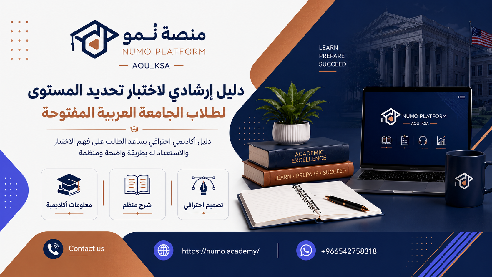 دليل ارشادي لاختبار تحديد المستوى لطلاب الجامعة العربية المفتوحة