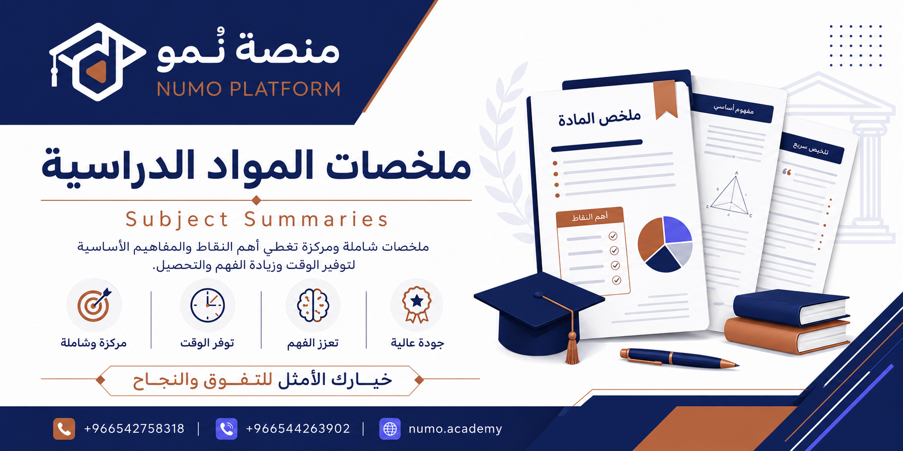 ملخصات المواد الدراسية