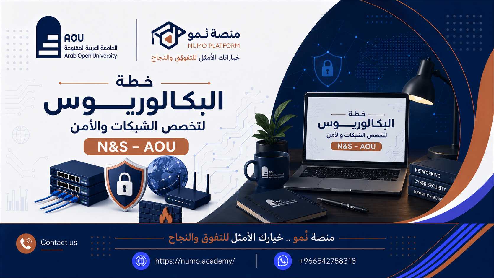 خطة البكالوريـــــــــوس لتخصص الشبكات والأمن N&S