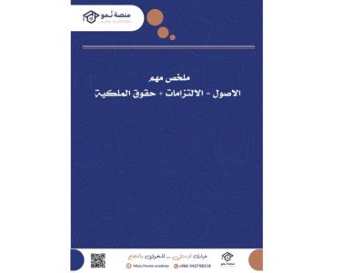 الاصول=الالتزامات+الخصوم (ACCT201)